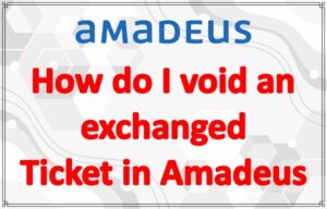 How do I void an exchanged ticket in Amadeus