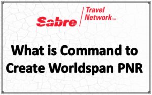 What is Command to Create Worldspan PNR